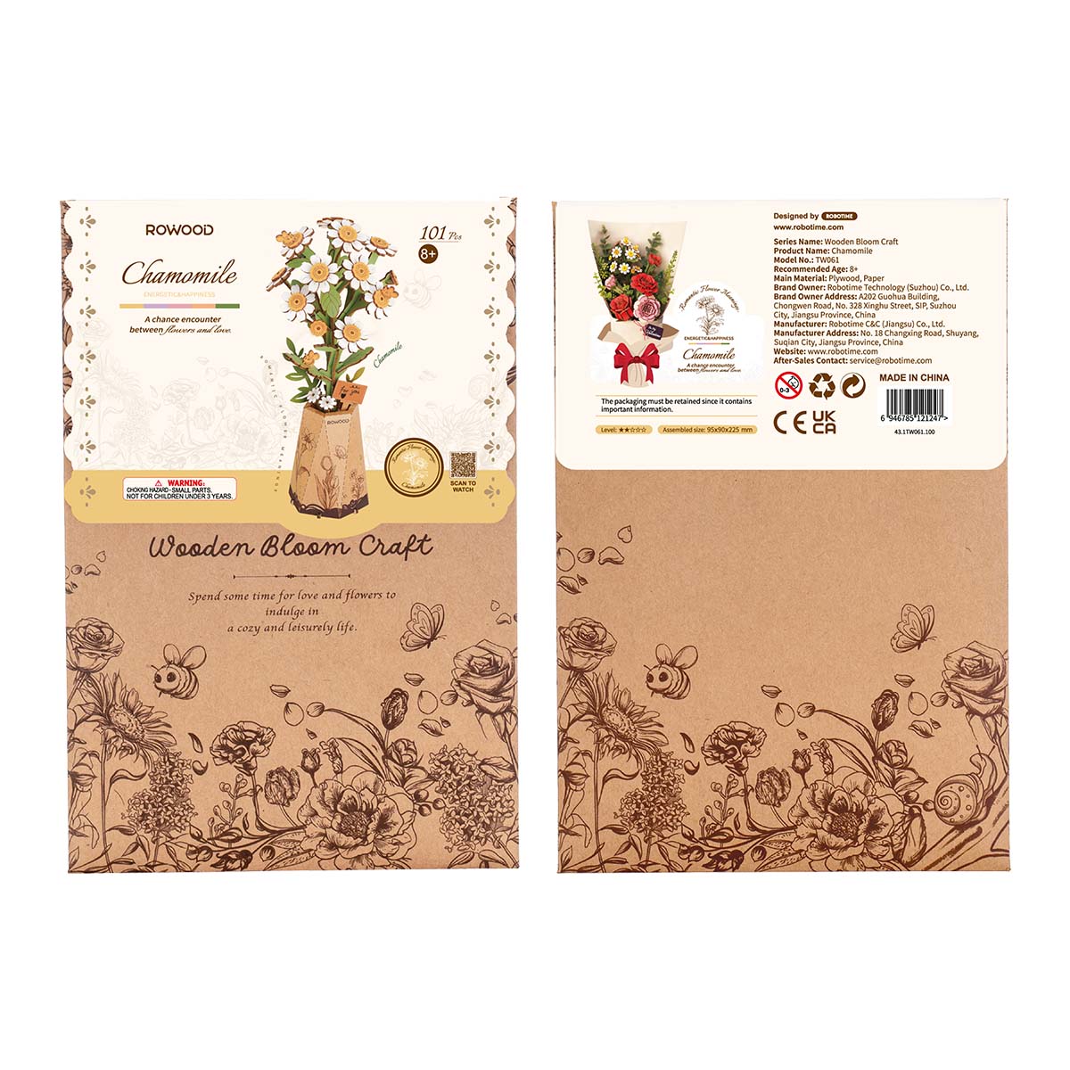 Chamomile DIY Flower 3D Puzzle