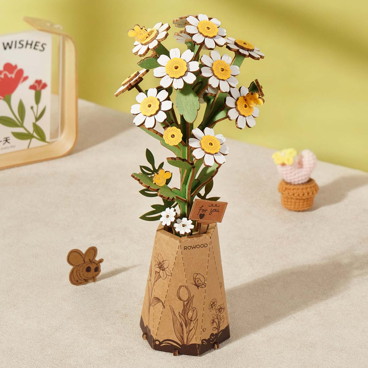 Chamomile DIY Flower 3D Puzzle