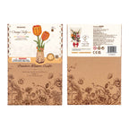 Orange Tulip DIY Flower 3D Puzzle