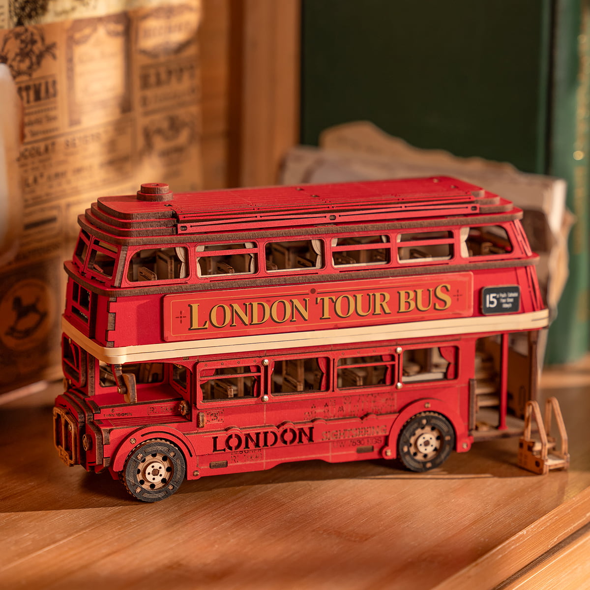 London Tour Bus 3D Puzzle