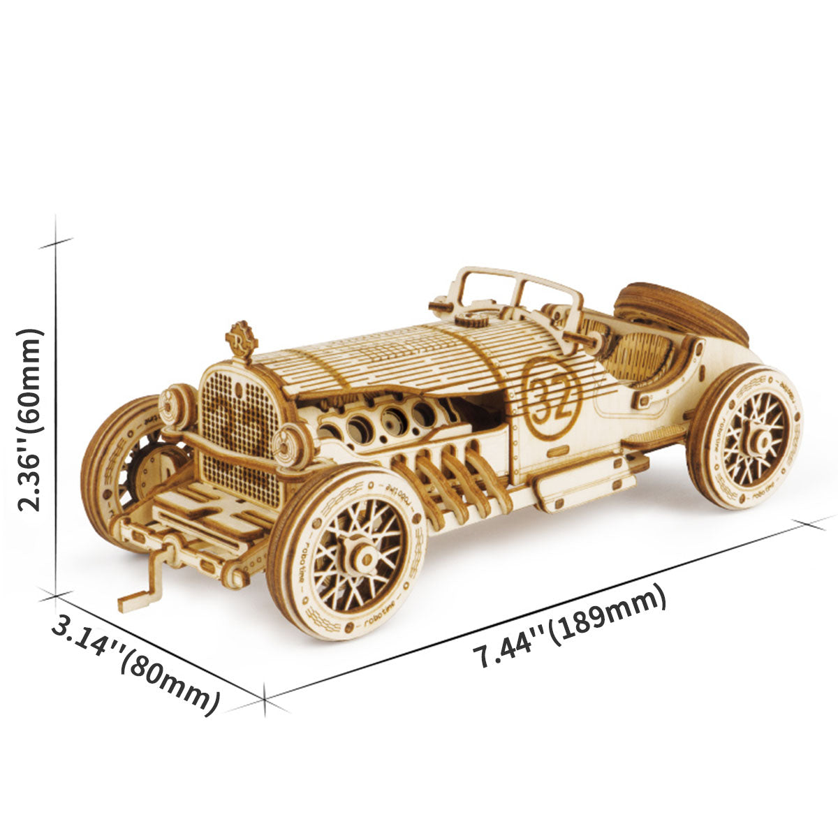 Grand Prix Car Scale Model 3D Puzzle