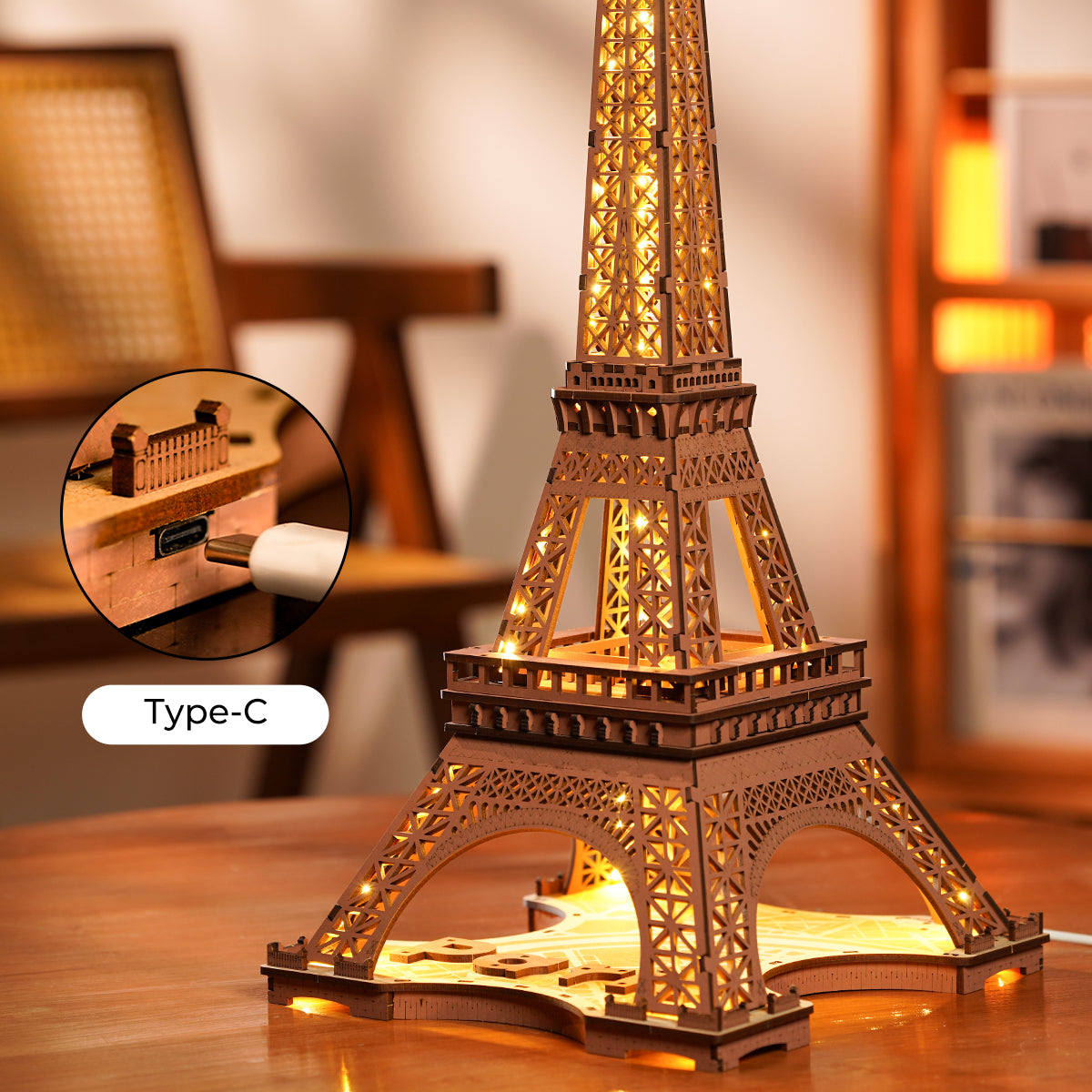 Night of the Eiffel Tower 3D Puzzle