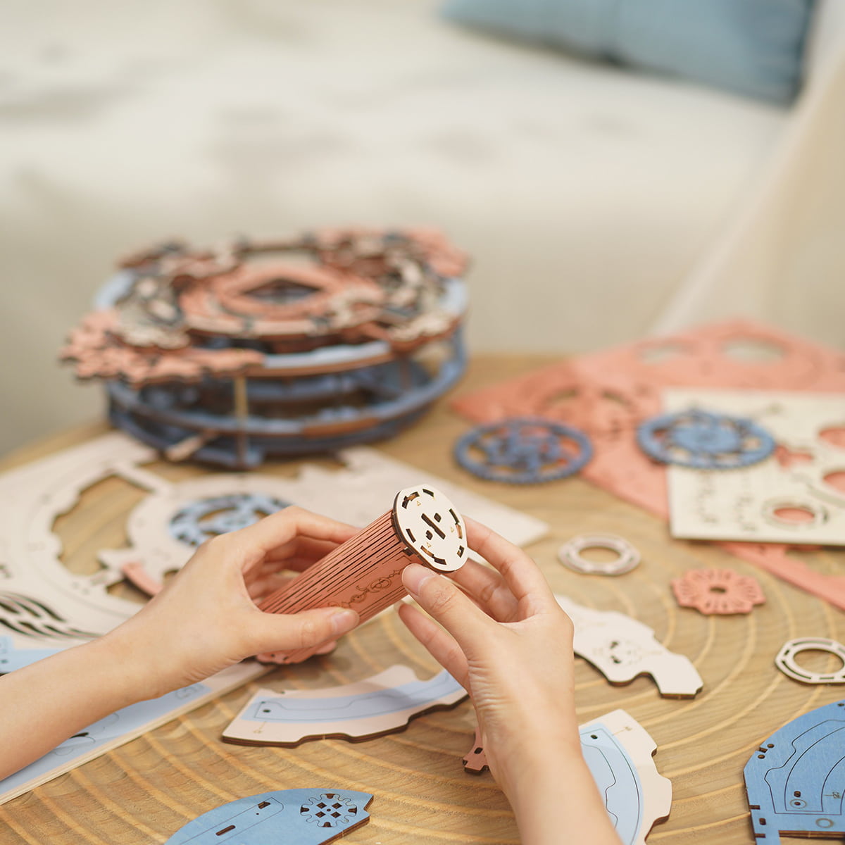 Romantic Note Wall Clock 3D Puzzle