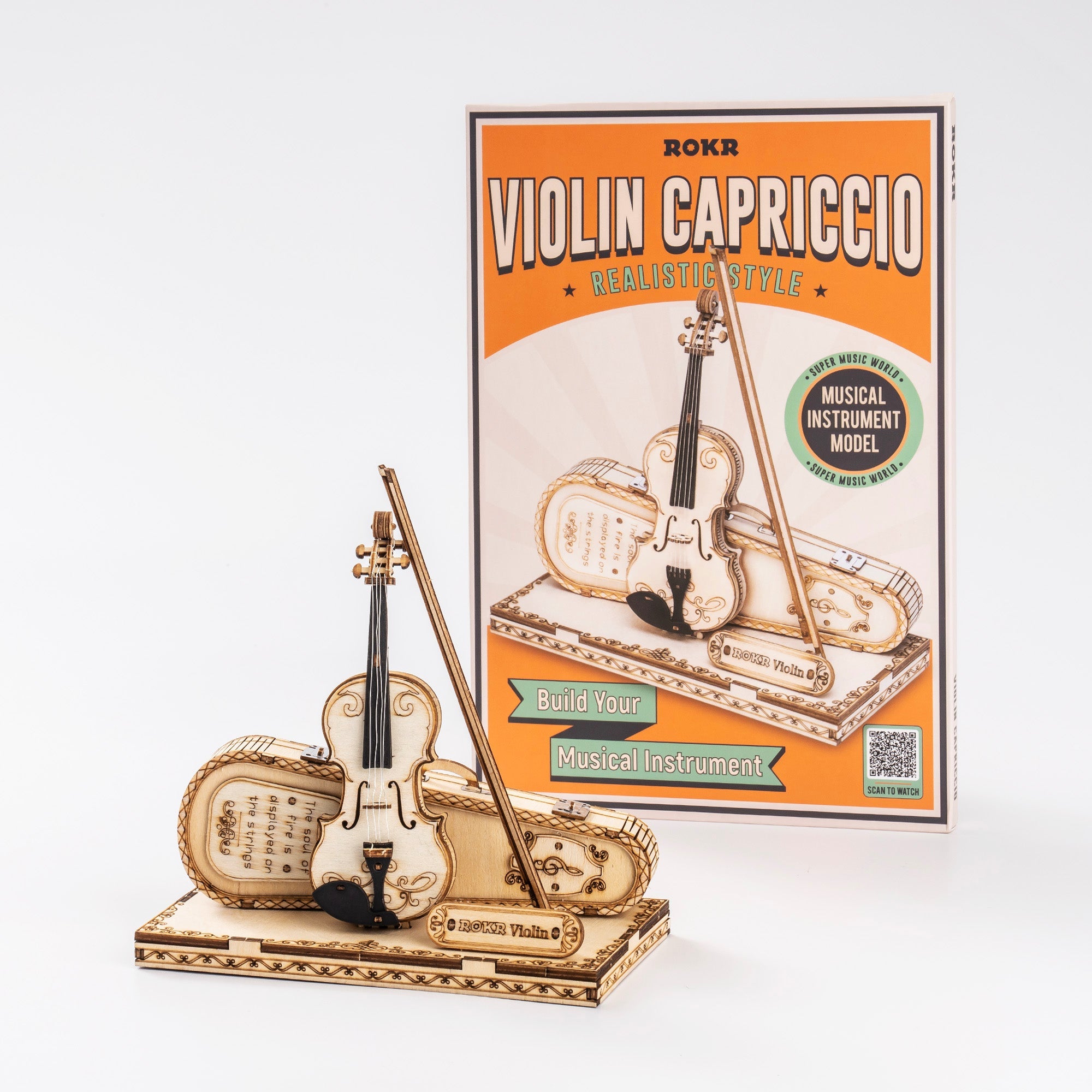 Violin Capriccio Model 3D Puzzle