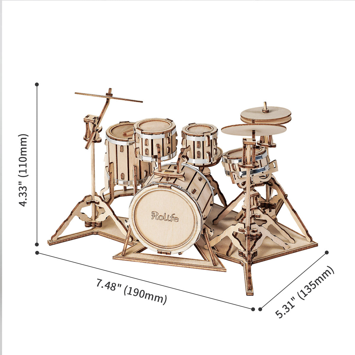Drum Kit 3D Puzzle
