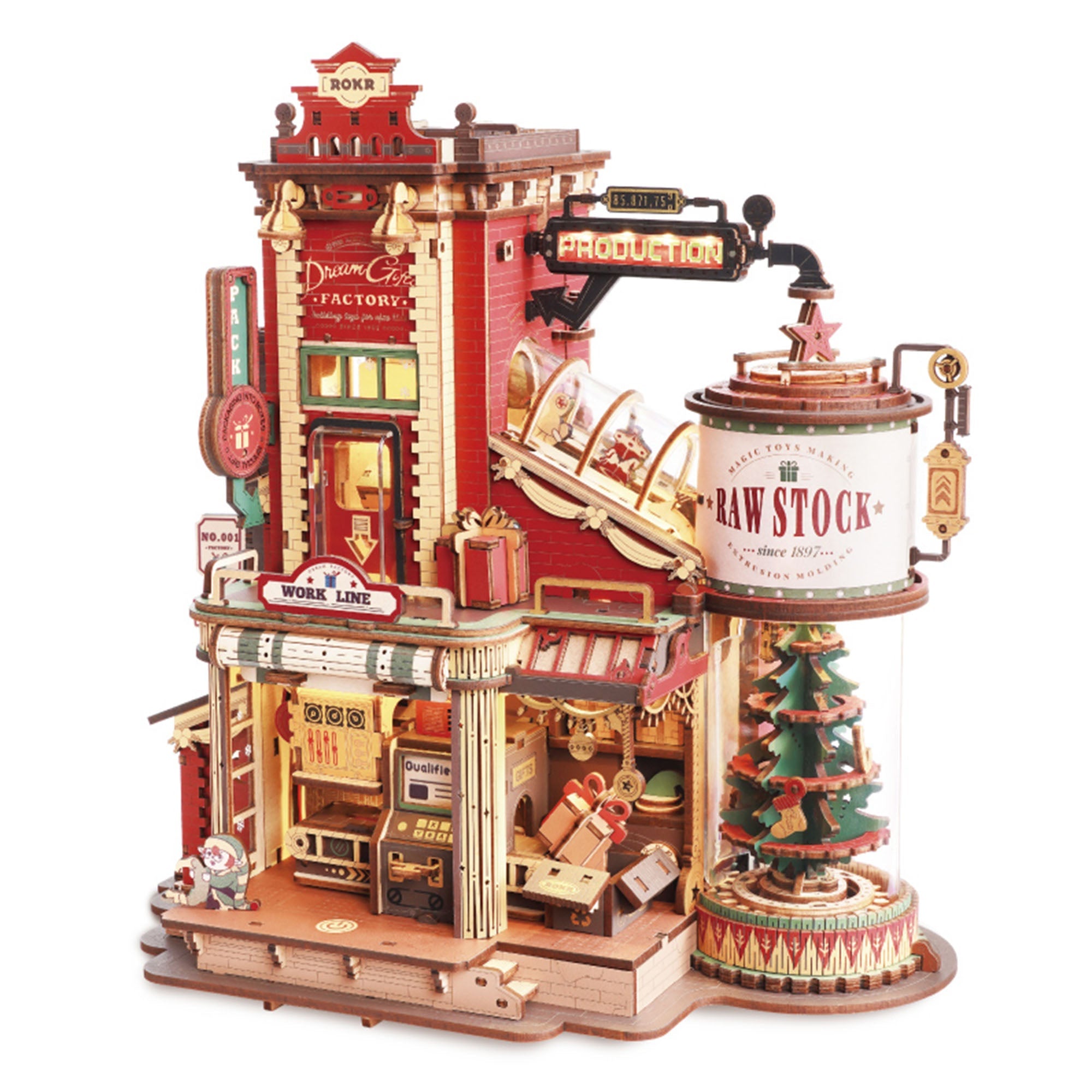 Christmas Dream Gift Factory Music Box