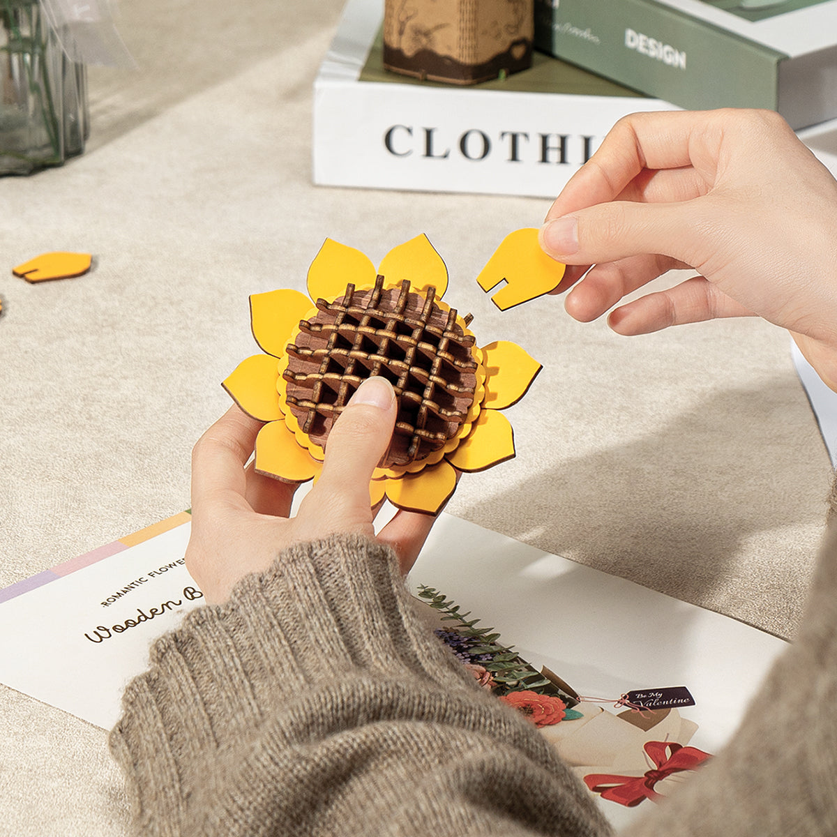 Flower Bouquet DIY 3D Puzzle