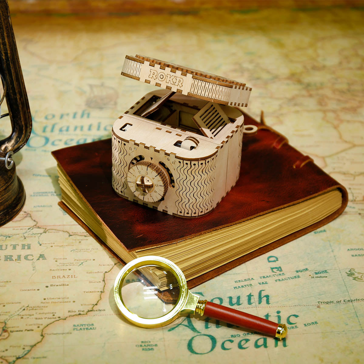 Treasure Box Mechanical Gears 3D Puzzle