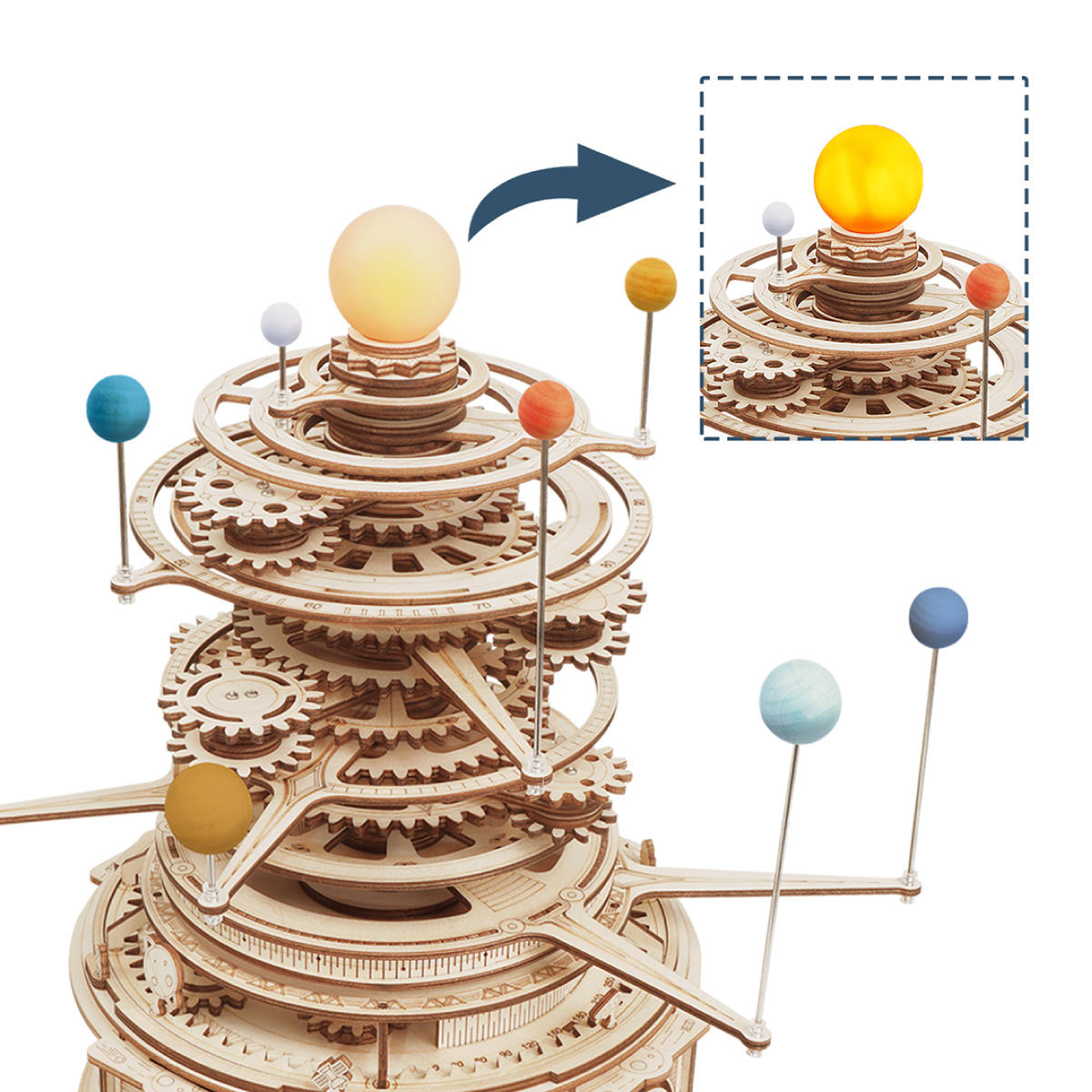 Mechanical Orrery 3D Puzzle