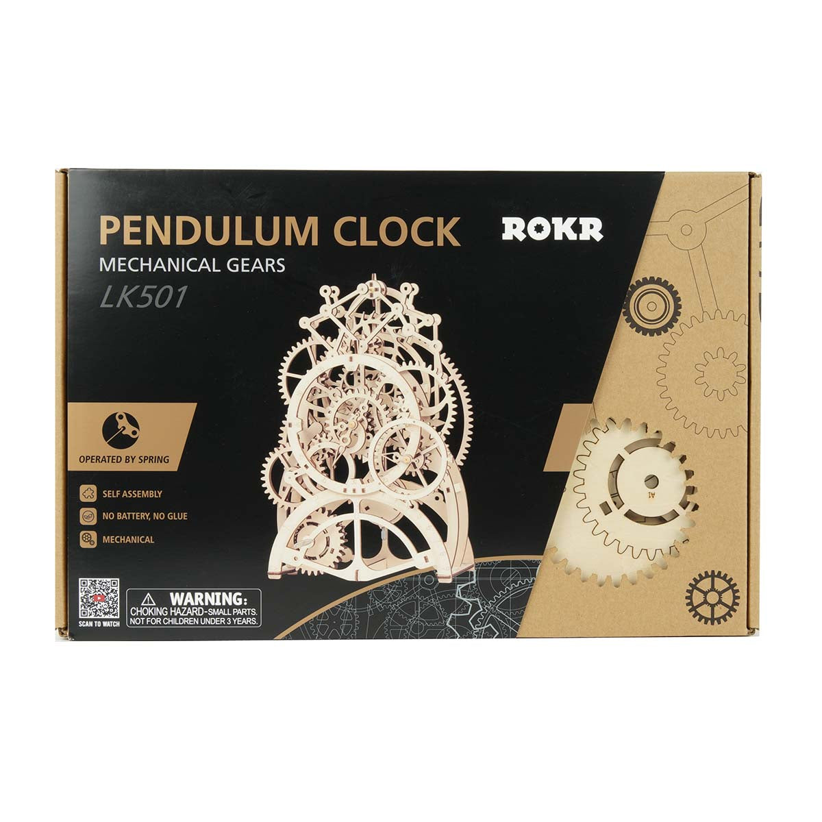 Pendulum Clock Mechanical Gear 3D Puzzle