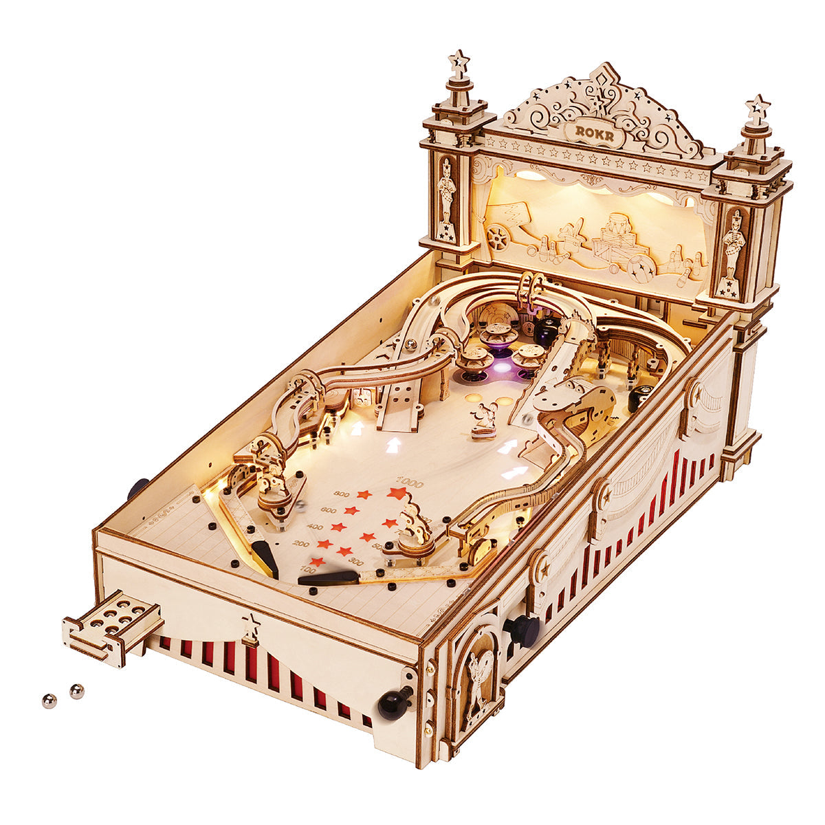 Pinball Machine 3D Puzzle