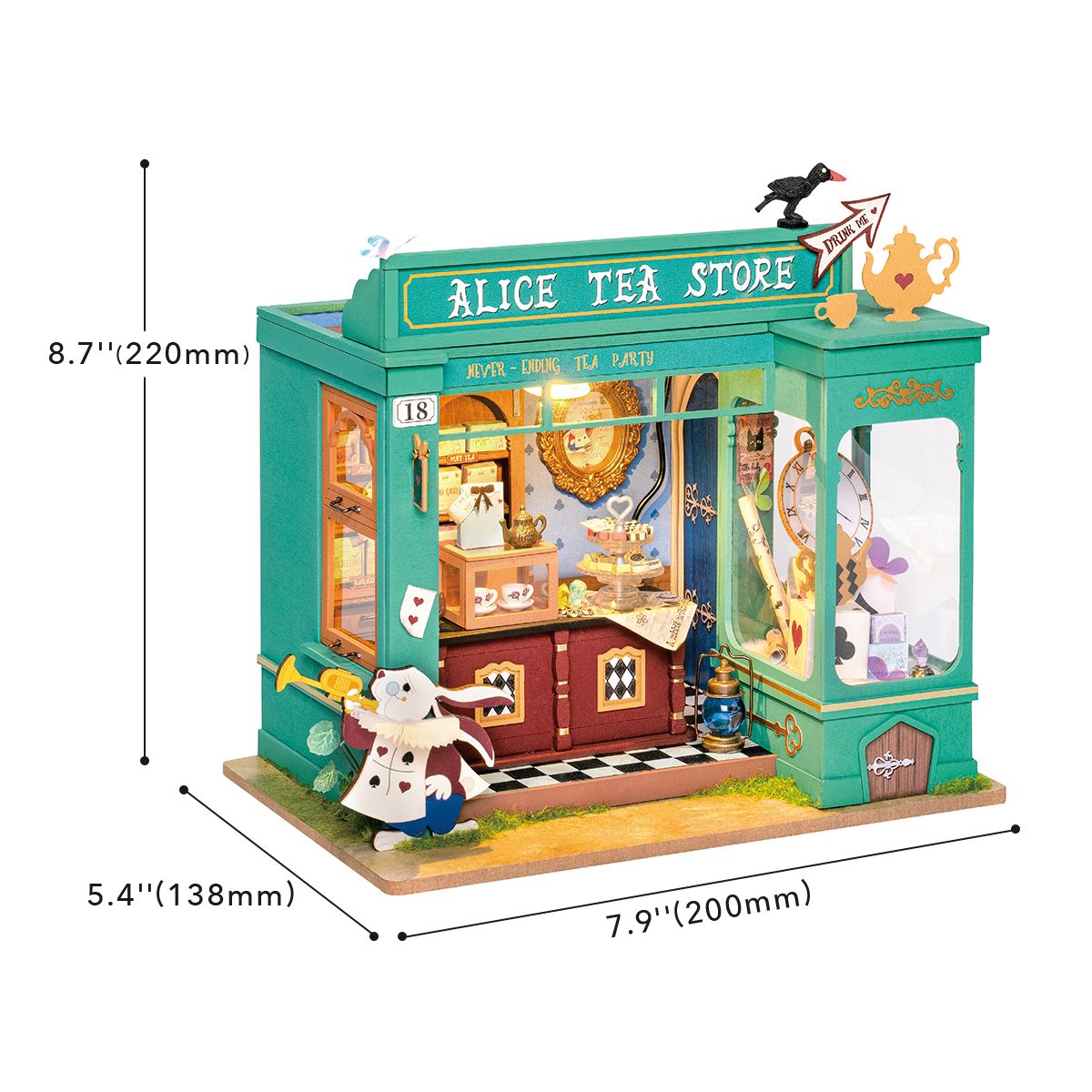 Alice's Tea Store DIY Miniature House