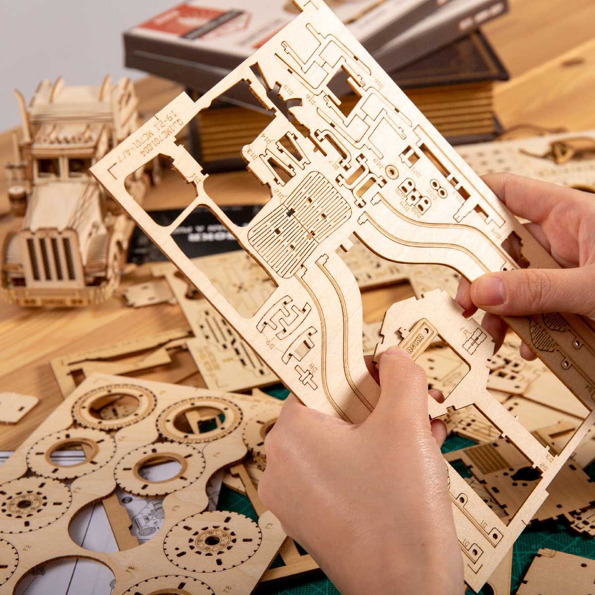 Grand Prix Car Scale Model 3D Puzzle