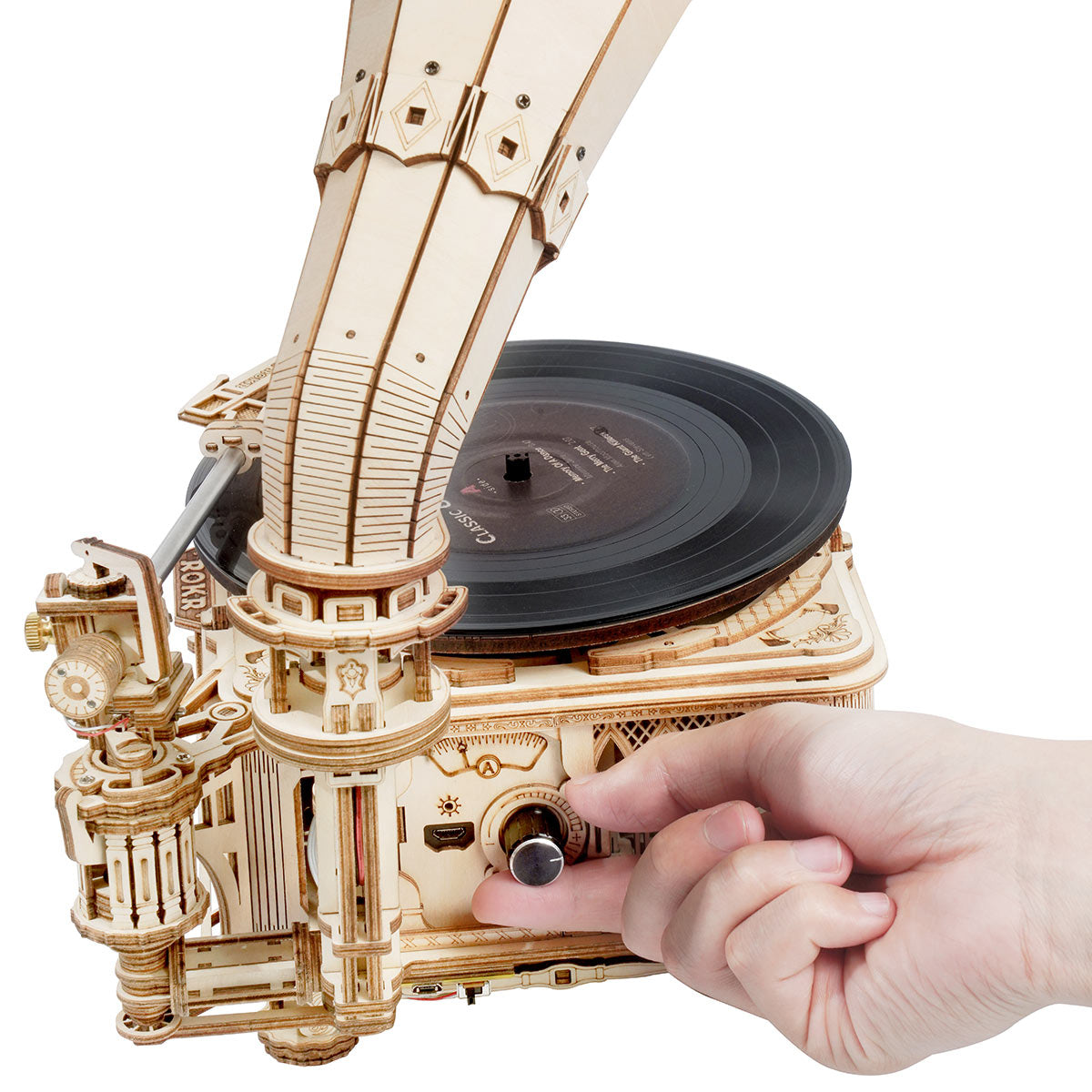 Classic Gramophone 3D Puzzle (Electric Version)