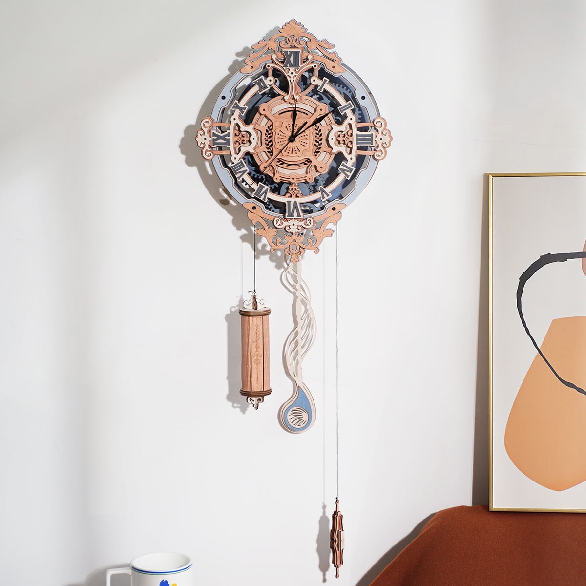 Romantic Note Wall Clock 3D Puzzle