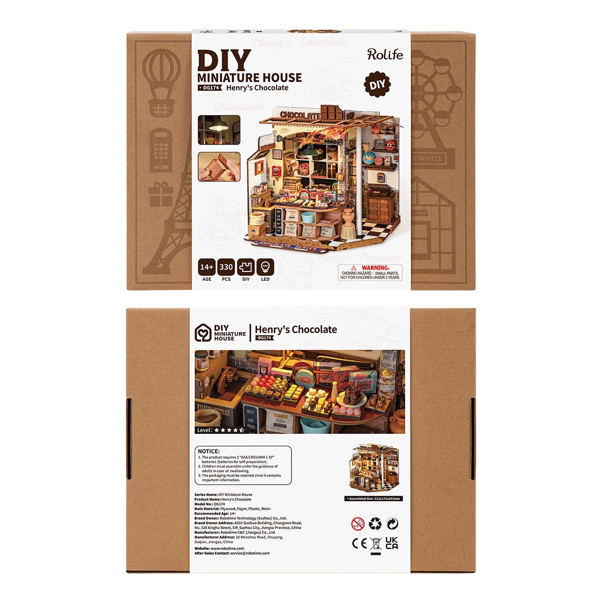 Henry's Chocolate DIY Miniature House