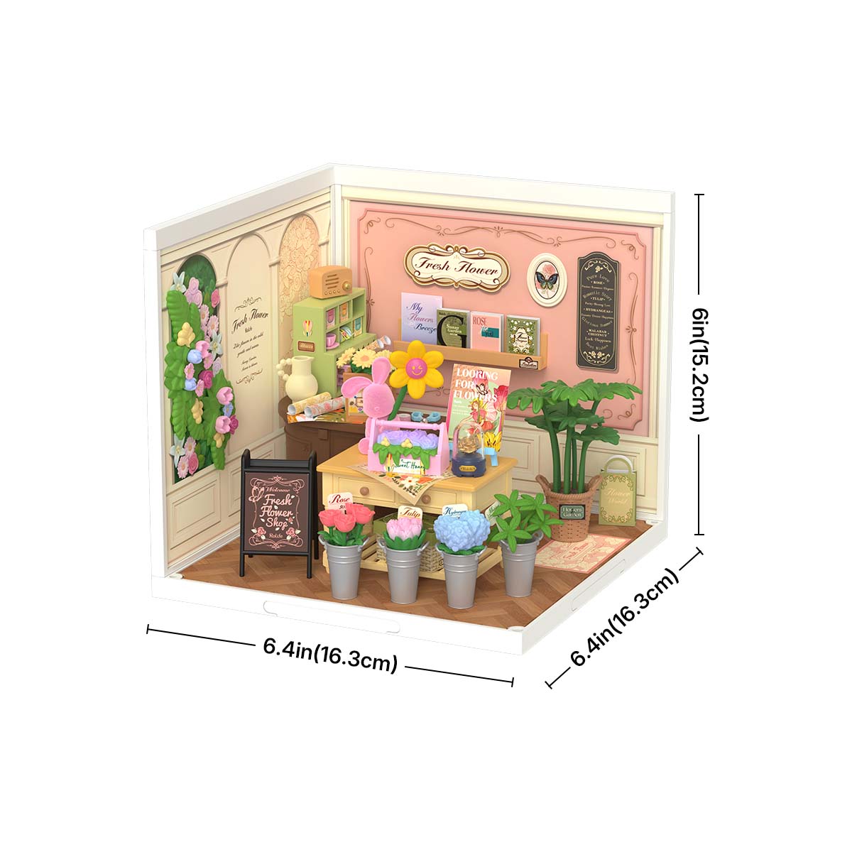 Fresh Flower Shop DIY Miniature House