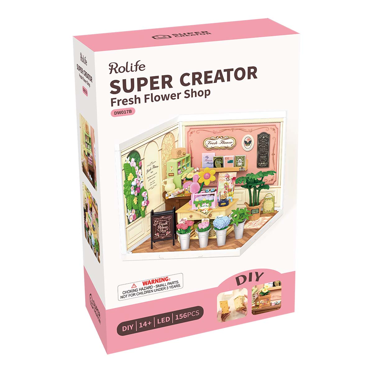 Fresh Flower Shop DIY Miniature House