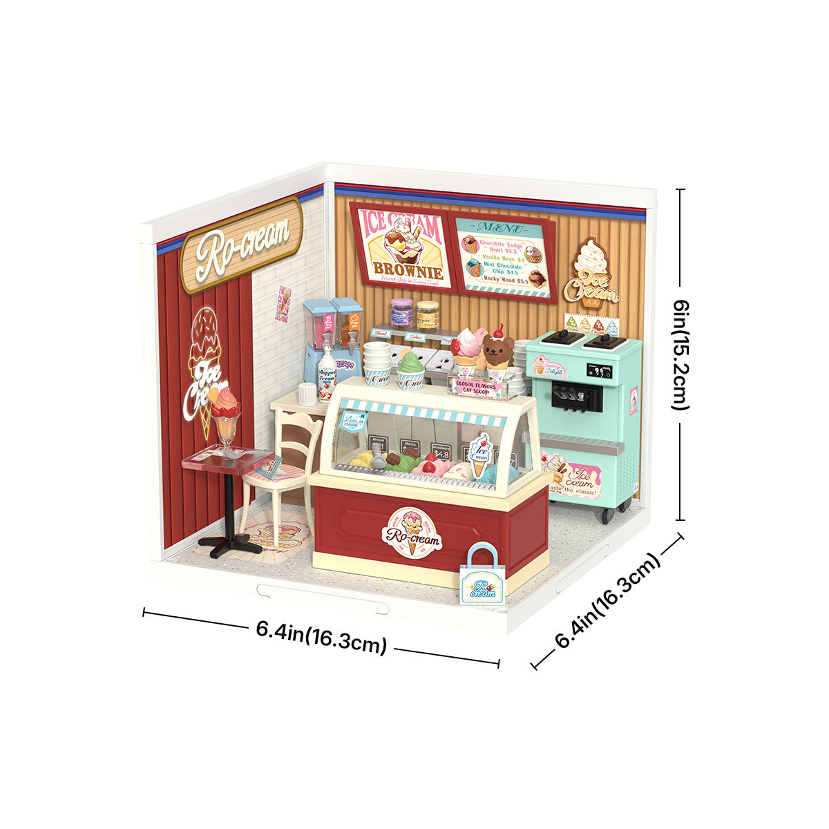 Flavorful Ice Cream DIY Miniature House