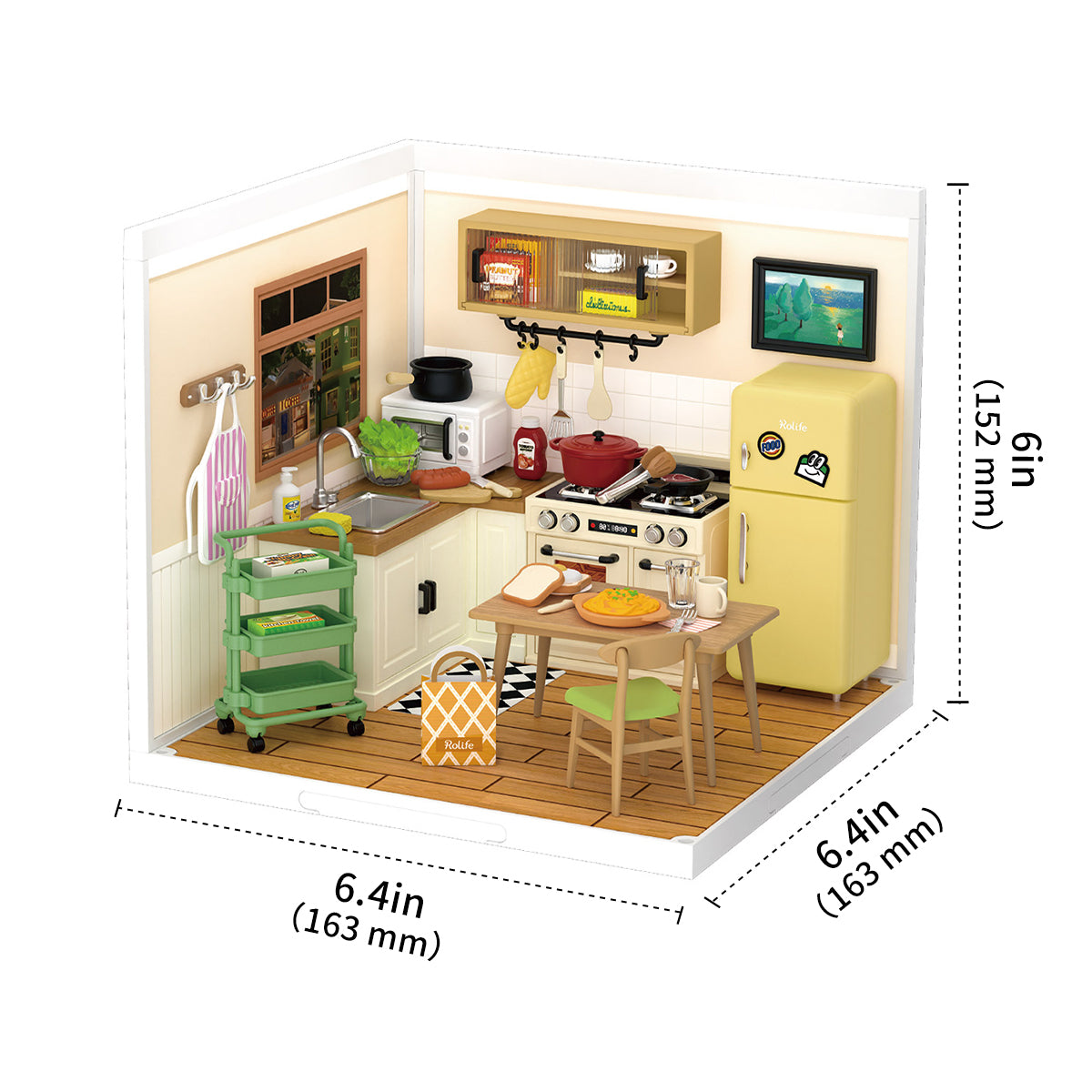 Happy Meals Kitchen DIY Miniature House