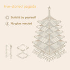 Five-storied Pagoda DIY 3D Puzzle