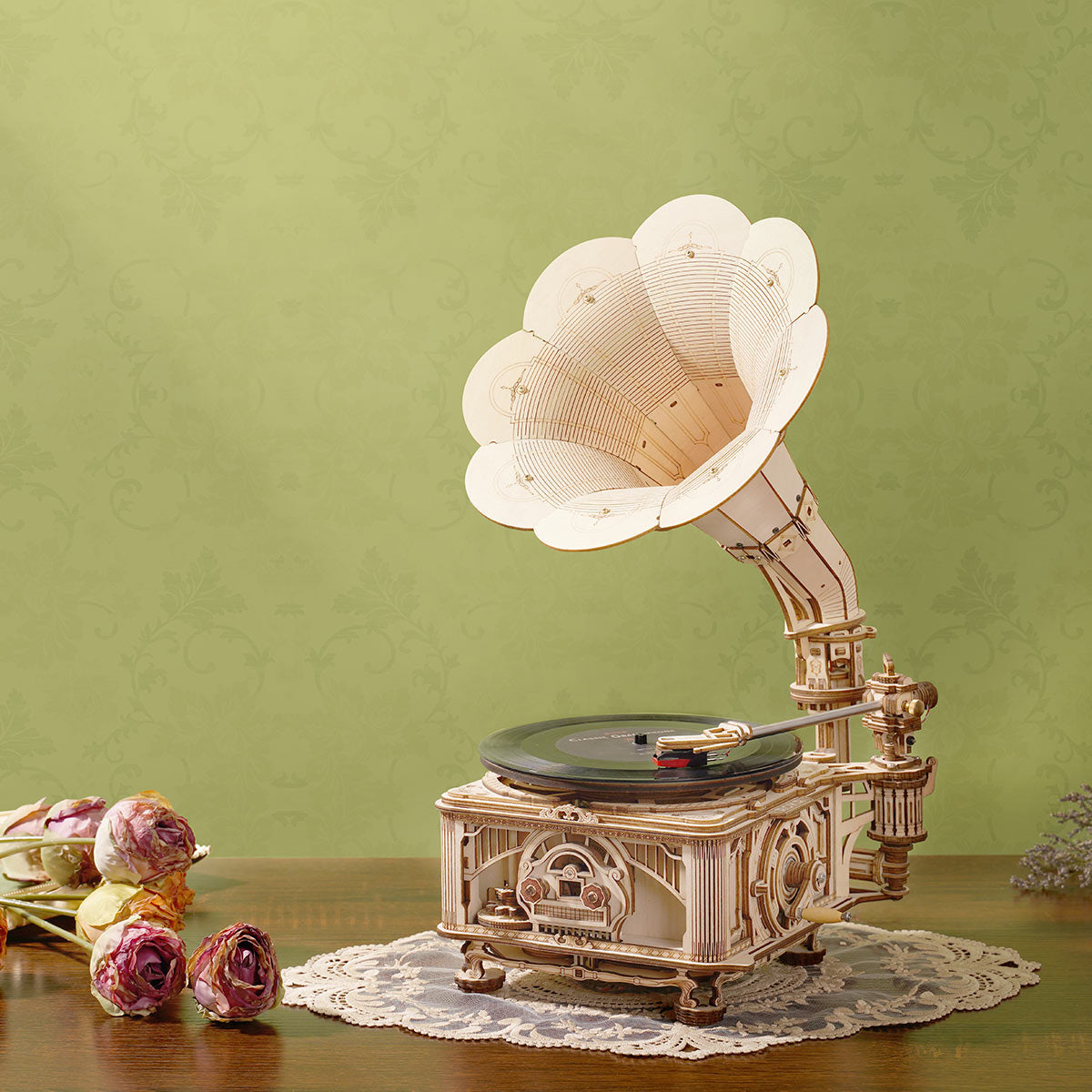 Classic Gramophone 3D Puzzle (Electric Version)