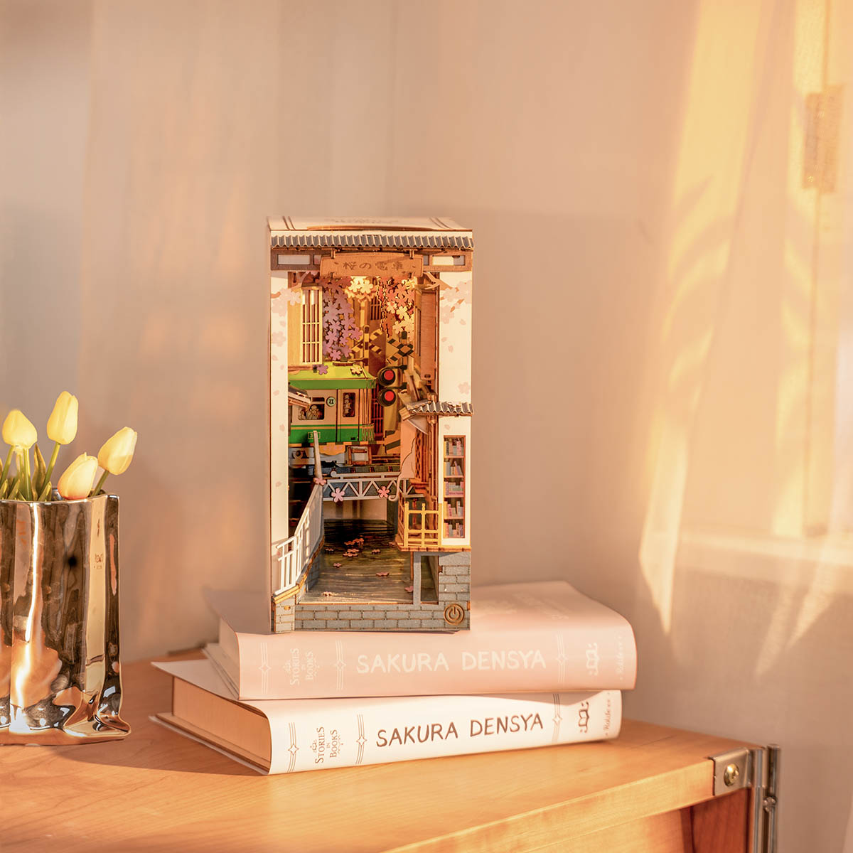 Sakura Densya DIY Book Nook Shelf Insert