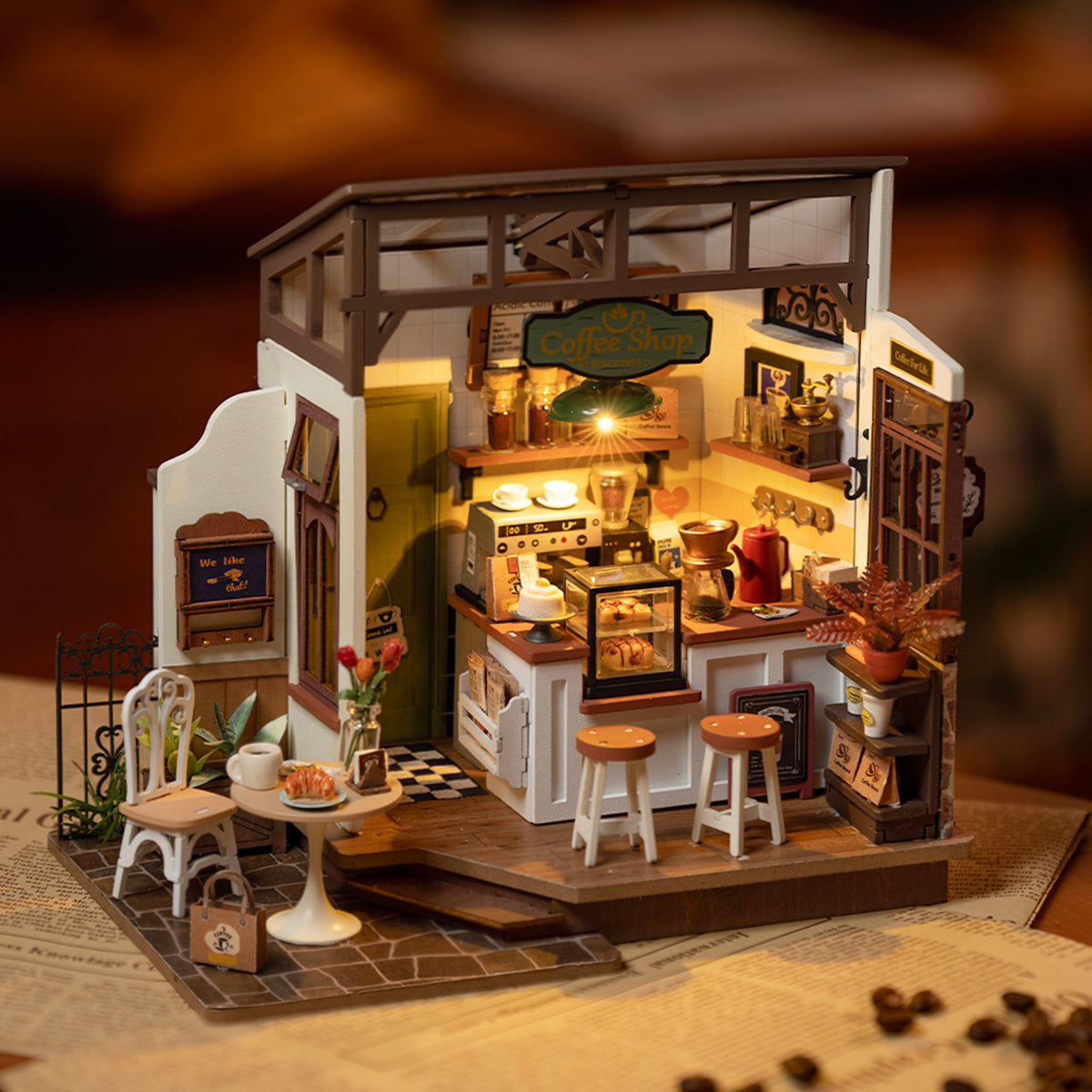 Flavory Coffee Miniature House