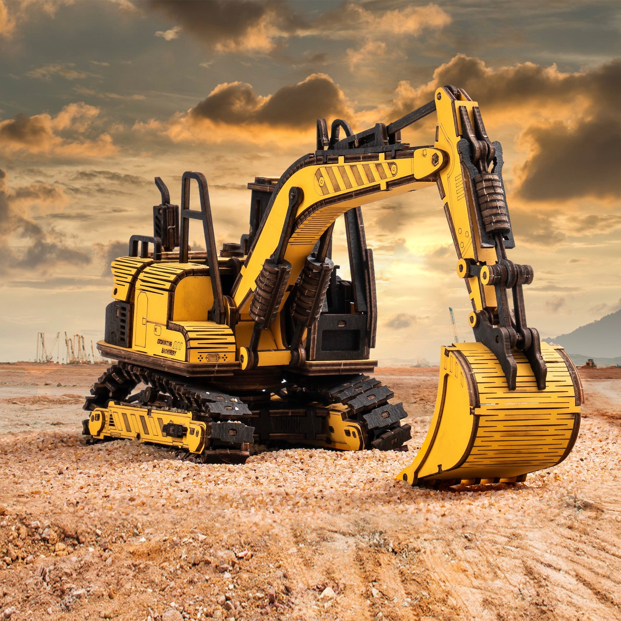 Excavator Engineering Vehicle 3D Puzzle