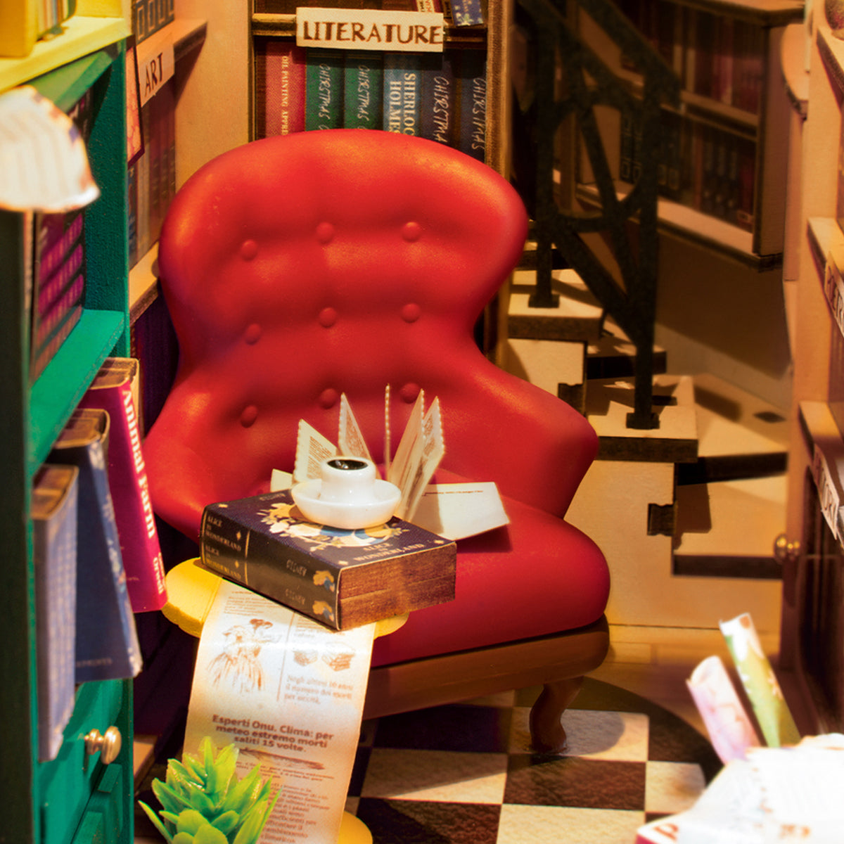 Bookstore DIY Book Nook Shelf Insert