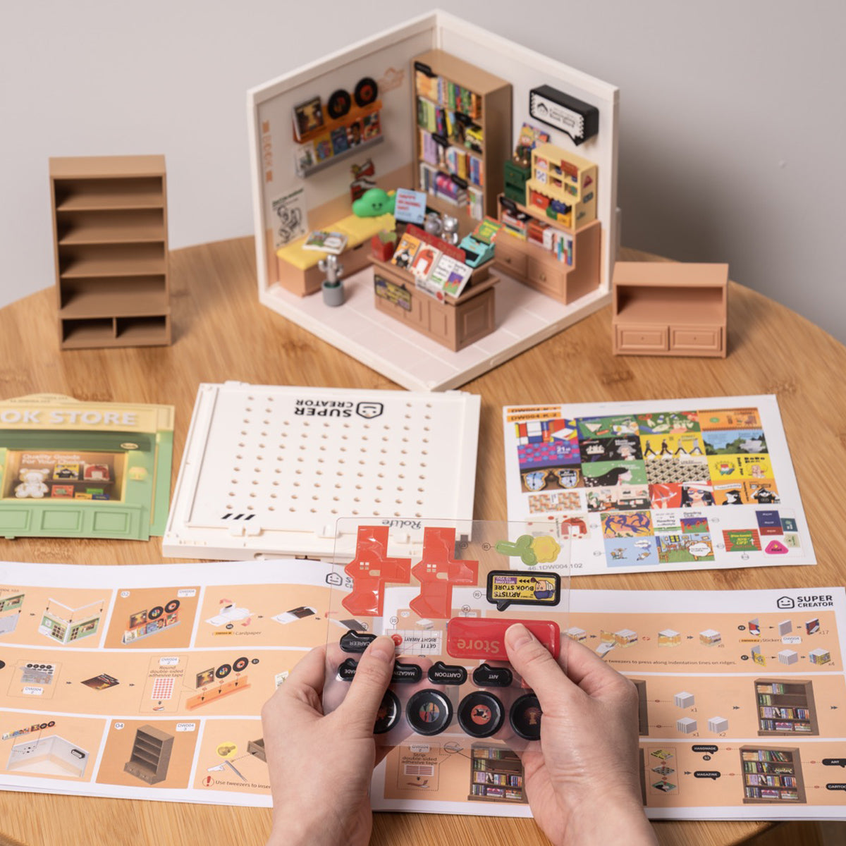 Fascinating Book Store DIY Miniature House
