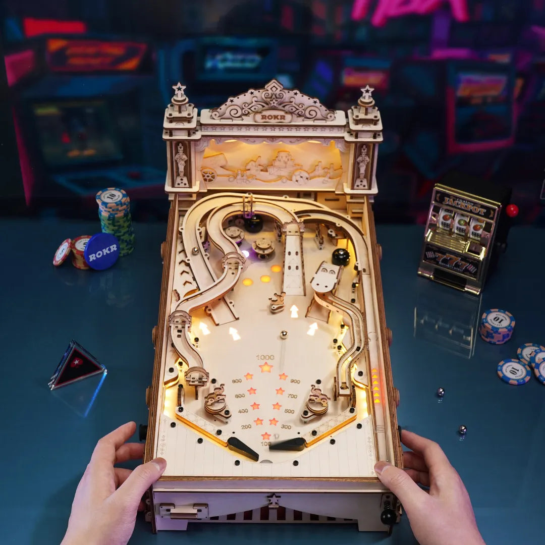 Pinball Machine 3D Puzzle