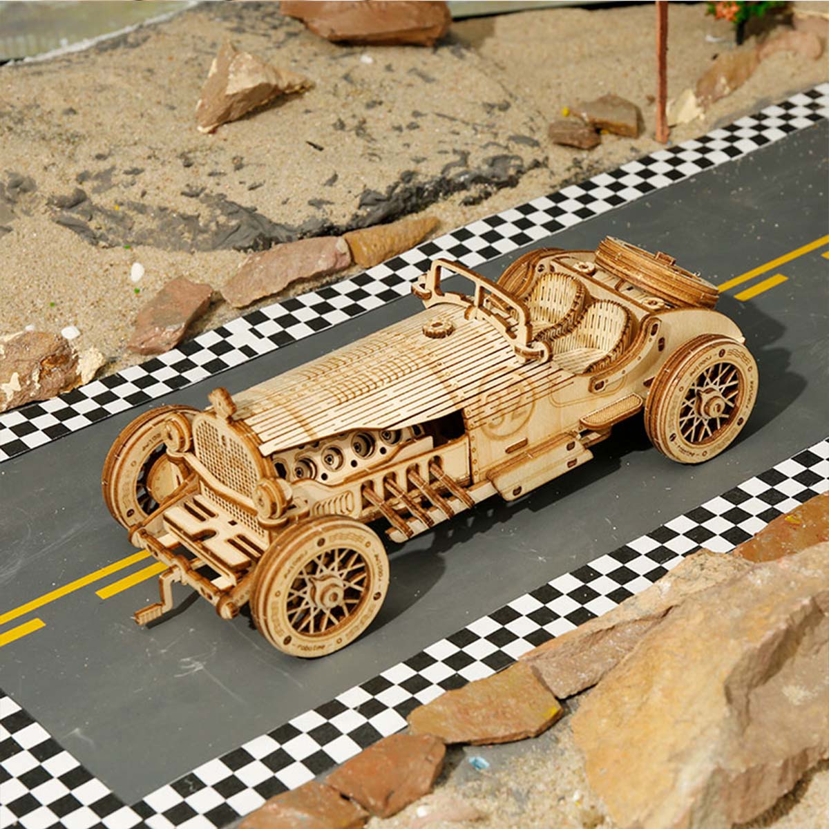 Grand Prix Car Scale Model 3D Puzzle