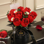 Red Rose Bouquet DIY 3D Puzzle
