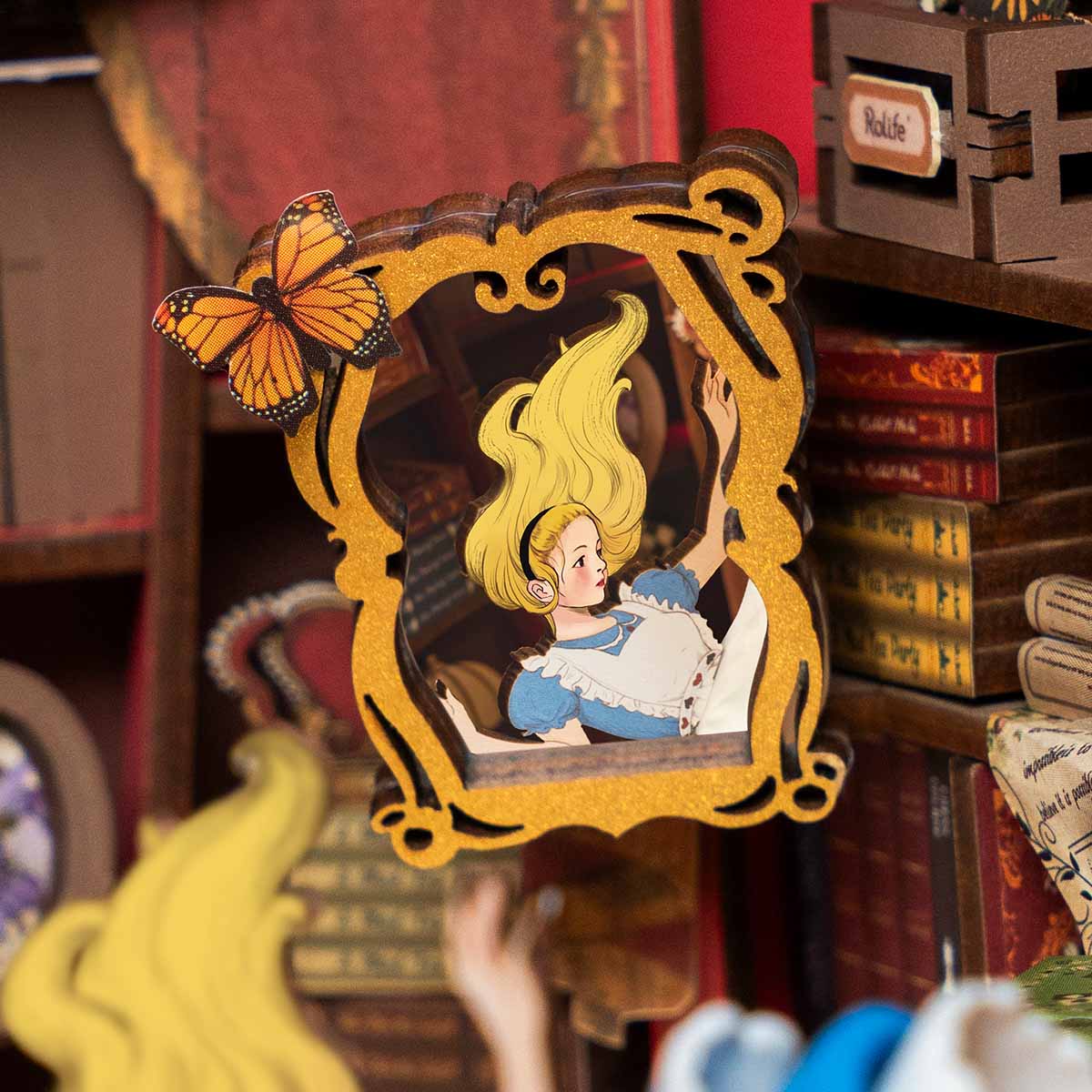 Fall into Wonder DIY Book Nook Shelf Insert