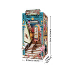 Street Scene DIY Book Nook Shelf Insert