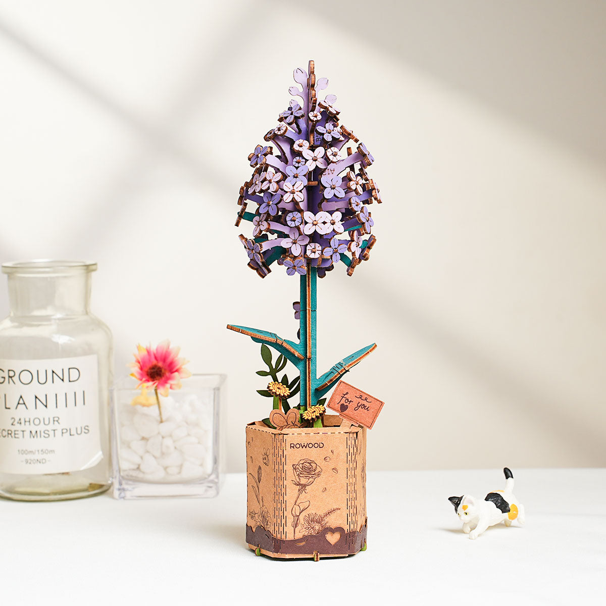 Lilac DIY Flower 3D Puzzle